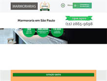 Tablet Screenshot of marmorarias.com